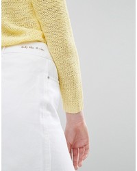 Белая джинсовая юбка от Only