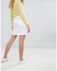 Белая джинсовая юбка от Only