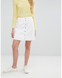 Белая джинсовая юбка от Only