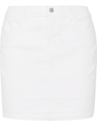 Белая джинсовая юбка от J Brand