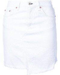 Белая джинсовая юбка от Rag & Bone