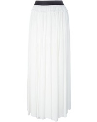 Белая длинная юбка со складками от Faith Connexion