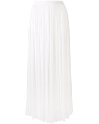 Белая длинная юбка со складками от Mes Demoiselles