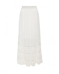 Белая длинная юбка от AngelEye London