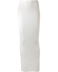 Белая длинная юбка от Gareth Pugh