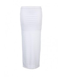 Белая длинная юбка от LOST INK