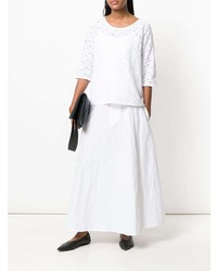 Белая длинная юбка от Labo Art