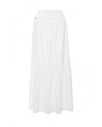 Белая длинная юбка от Tom Farr