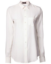 Белая классическая рубашка
