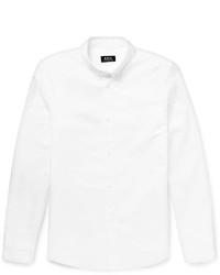 Мужская белая классическая рубашка от A.P.C.
