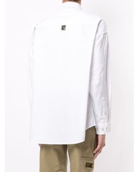 Мужская белая классическая рубашка от AAPE BY A BATHING APE