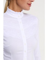 Женская белая классическая рубашка от adL