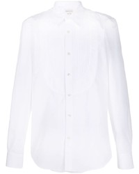 Мужская белая классическая рубашка от Alexander McQueen