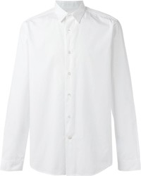 Мужская белая классическая рубашка от AMI Alexandre Mattiussi
