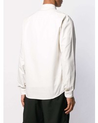 Мужская белая классическая рубашка от Ami Paris