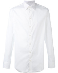 Мужская белая классическая рубашка от Armani Collezioni