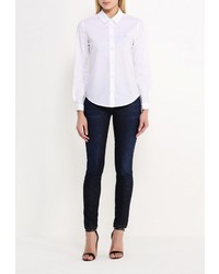 Женская белая классическая рубашка от Armani Jeans