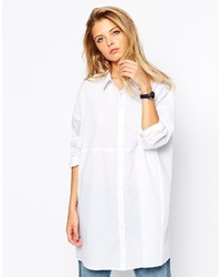 Женская белая классическая рубашка от Asos