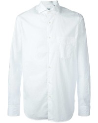 Мужская белая классическая рубашка от Aspesi