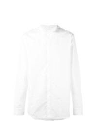 Мужская белая классическая рубашка от Balmain