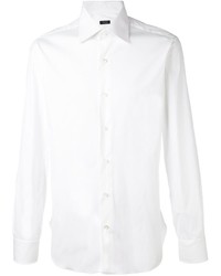 Мужская белая классическая рубашка от Barba