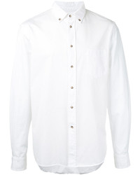 Мужская белая классическая рубашка от Bassike