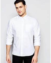 Мужская белая классическая рубашка от Bellfield