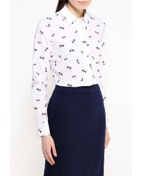 Женская белая классическая рубашка от Bestia