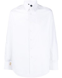 Мужская белая классическая рубашка от Billionaire
