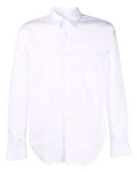 Мужская белая классическая рубашка от Black Comme Des Garçons