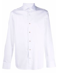 Мужская белая классическая рубашка от Boglioli