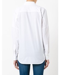 Женская белая классическая рубашка от Hache