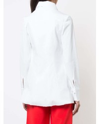 Женская белая классическая рубашка от Brandon Maxwell