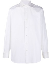 Мужская белая классическая рубашка от Brioni