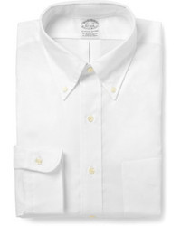 Мужская белая классическая рубашка от Brooks Brothers