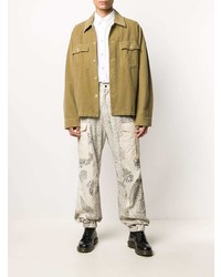 Мужская белая классическая рубашка от rag & bone