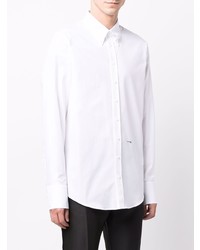 Мужская белая классическая рубашка от DSQUARED2