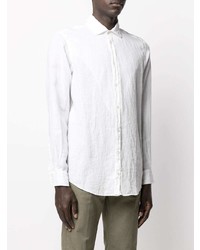 Мужская белая классическая рубашка от Massimo Alba