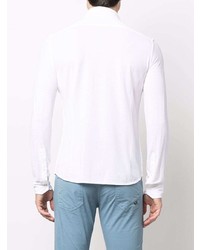 Мужская белая классическая рубашка от Drumohr