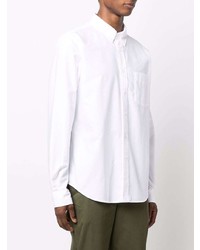 Мужская белая классическая рубашка от Aspesi