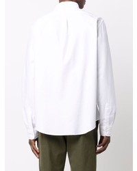Мужская белая классическая рубашка от Aspesi