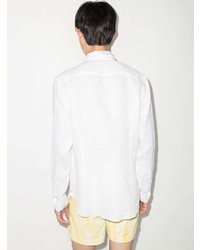 Мужская белая классическая рубашка от Orlebar Brown