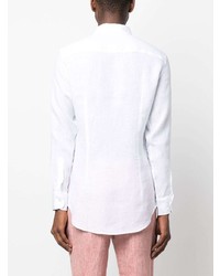 Мужская белая классическая рубашка от Etro