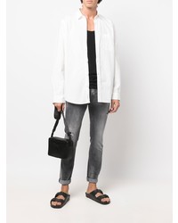 Мужская белая классическая рубашка от Closed