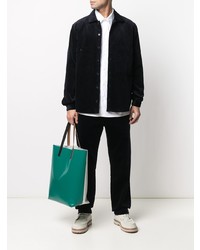 Мужская белая классическая рубашка от YMC