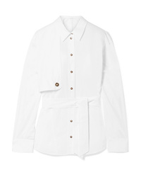 Женская белая классическая рубашка от Cédric Charlier