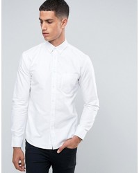 Мужская белая классическая рубашка от Celio