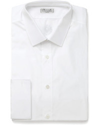 Мужская белая классическая рубашка от Charvet