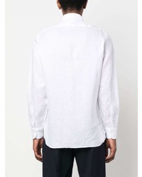 Мужская белая классическая рубашка от Barba