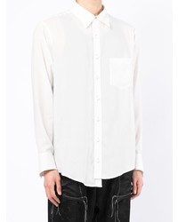 Мужская белая классическая рубашка от Sulvam